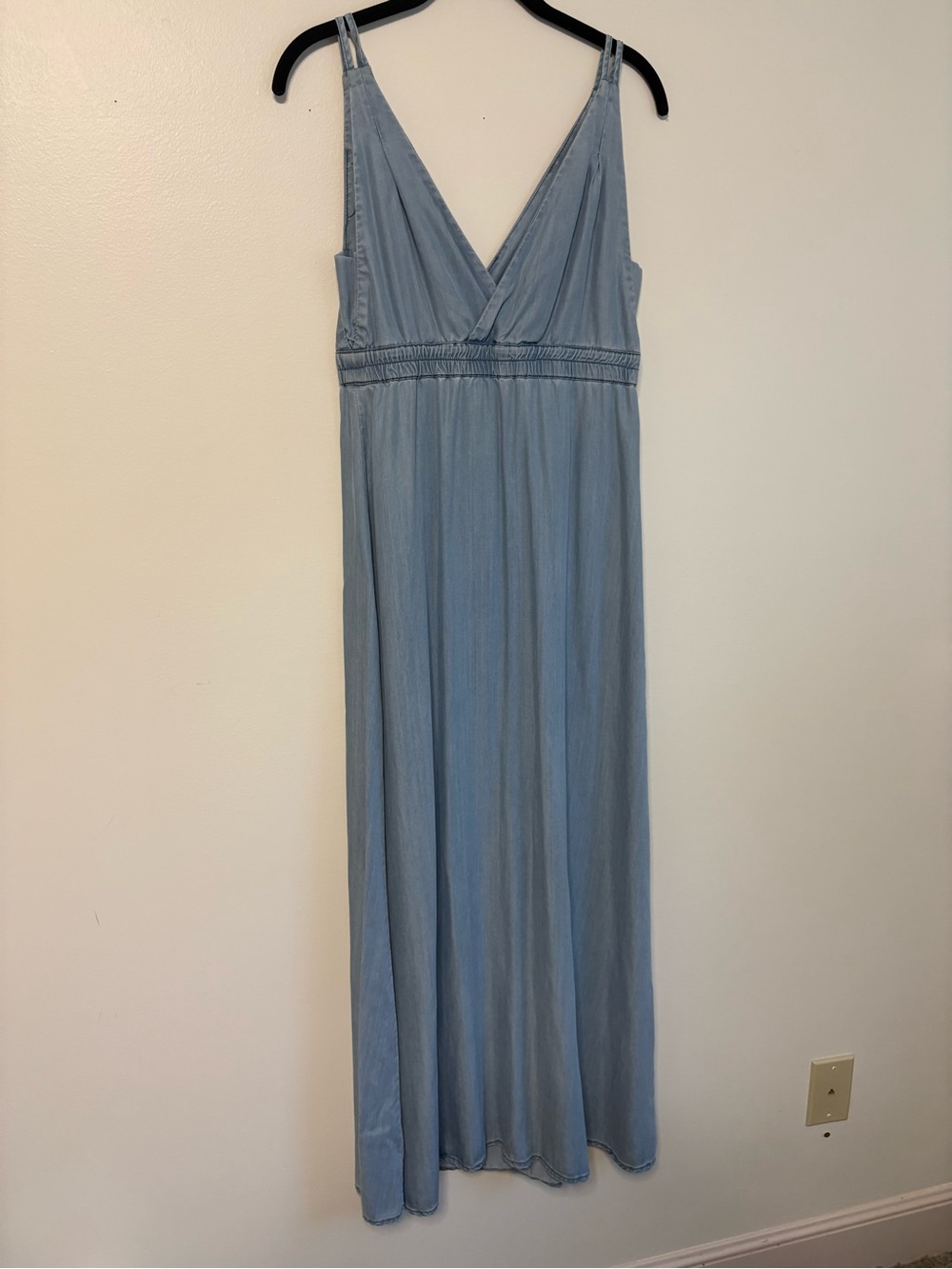 Anthropologie Holding Horses Malpais Chambray Maxi Dress size 4 Lyocell - Picture 5 of 10